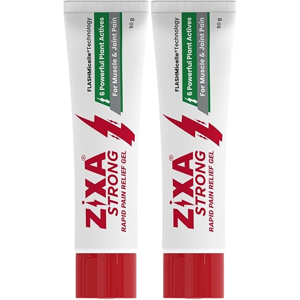 ZIXA Strong Roll On(50ml) + Gel(50g+5g) : Rapid Pain Relief for